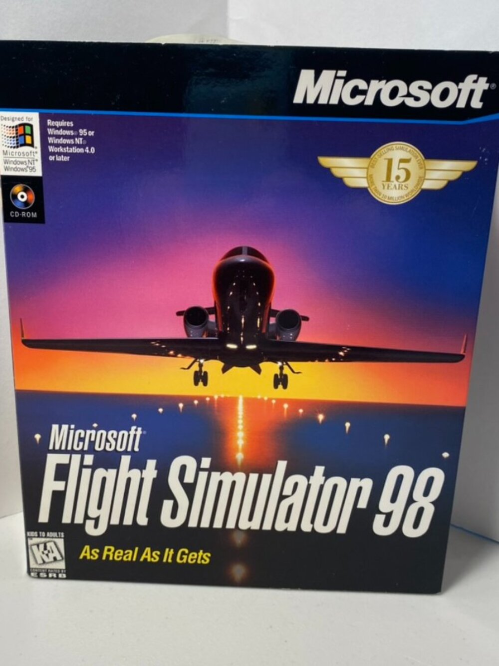Microsoft Flight Simulator 98 (Windows PC, 1997, Microsoft) As Real as it Gets!